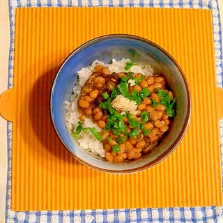 もずく酢納豆ご飯♪